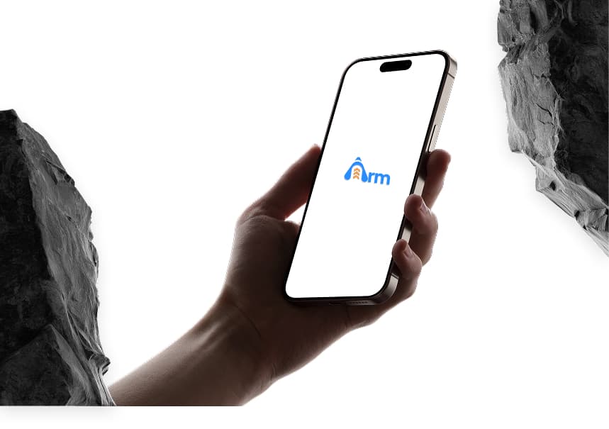ARM Mobile running on a phone